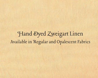 Tangerine Linen (LN-53) ~ Hand Dyed Zweigart Cross Stitch Fabric