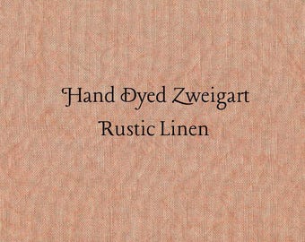Roasted Carrots Rustic Linen (FLN-76) ~ Hand Dyed Zweigart Cross Stitch Fabric