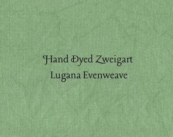 Rosemary Lugana Evenweave (LG-74) Hand Dyed Zweigart Cross Stitch fabric