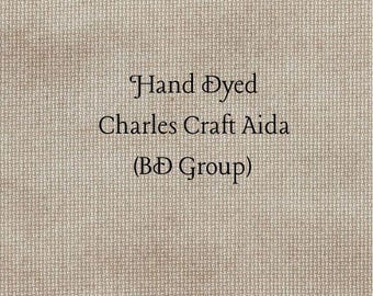Nutmeg Aida (CC-BDA-44) ~ Hand Dyed Charles Craft Cross Stitch Fabric
