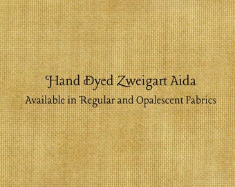 Olde Gold Aida (Z-BDA-13) Hand Dyed Zweigart Cross Stitch Fabric
