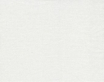 SHORT CUT - Winter White (DD) Hand Dyed Zweigart Aida Cross Stitch Fabric from Vintage NeedleArts