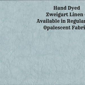 Bon Voyage Linen (LN-15) ~ Hand Dyed Zweigart Cross Stitch Fabric from Vintage NeedleArts - available in regular and opalescent linen