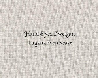 Taupe Lugana Evenweave (LG-57) Hand Dyed Zweigart Cross Stitch Fabric