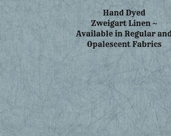 Agave Linen (LN-113) ~ Hand Dyed Zweigart Cross Stitch Fabric from Vintage NeedleArts - available in regular and opalescent linen