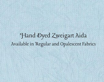 Frozen Aida (Z-DDA-7) Hand Dyed Zweigart Cross Stitch Fabric