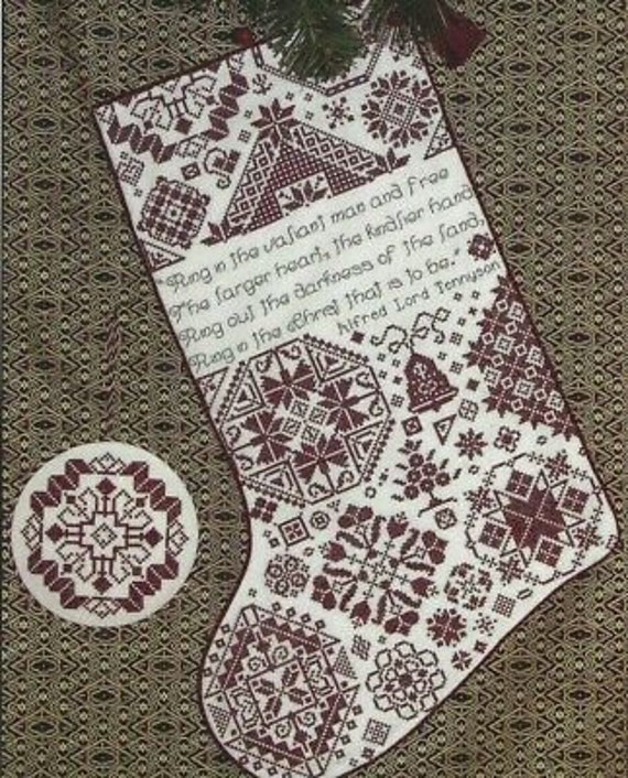 Rosewood Manor Sampler/Stocking Cross Stitch Chart Your Choice Rosewood Manor Sampler/Stocking Cross Stitch Chart Your Choice
