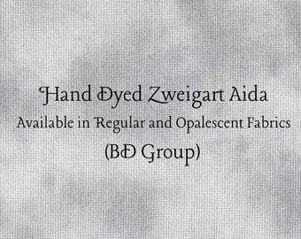 Thundercloud Aida (Z-BDA-30-3-PT) Hand Dyed Zweigart Cross Stitch Fabric
