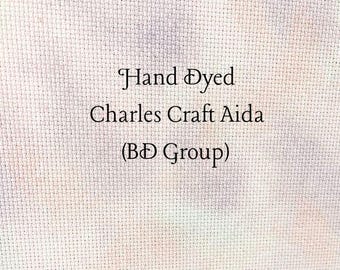 Pixie Dust Aida (CC-BDA-8-6-21-PT) ~ Hand Dyed Charles Craft Cross Stitch Fabric