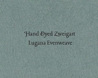 Mistletoe Lugana Evenweave (LG-109) Hand Dyed Zweigart Cross Stitch Fabric
