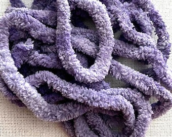 You're Turning Violet, Violet! Petite Chenille Trim (PC-104) by Vintage NeedleArts ~ hand dyed 2 continuous yards