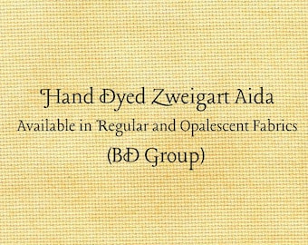 King's Gold Aida (Z-BDA-25) Hand Dyed Zweigart Cross Stitch Fabric