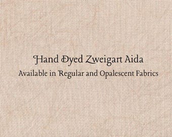 Portobello Aida (Z-DDA-101) Hand Dyed Zweigart Cross Stitch Fabric
