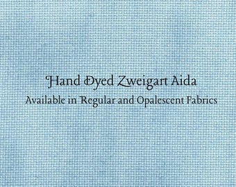 Frozen Aida (Z-BDA-7) Hand Dyed Zweigart Cross Stitch Fabric