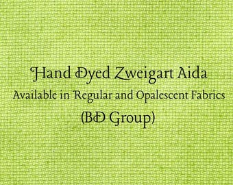 Gremlin Aida (Z-BDA-27) Hand Dyed Zweigart Cross Stitch Fabric