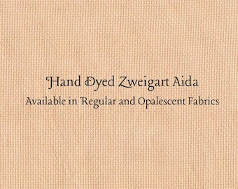 Sweet Potato Aida (Z-DDA-20) Hand Dyed Zweigart Cross Stitch Fabric