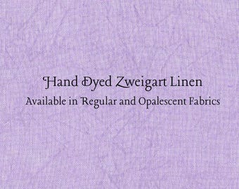 You're Turning Violet, Violet! Linen (LN-104) ~ Hand Dyed Zweigart Cross Stitch Fabric