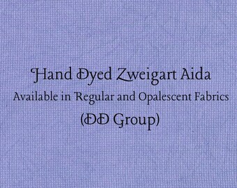 Galaxy Blue Aida (Z-DDA-77) Hand Dyed Zweigart Cross Stitch Fabric