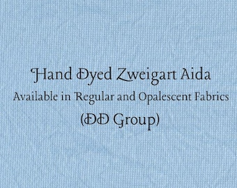 Summer Lake Aida (Z-DDA-39) Hand Dyed Zweigart Cross Stitch Fabric