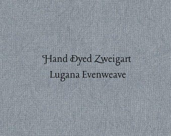 Moonlight Bay Lugana Evenweave (LG-111) Hand Dyed Zweigart Cross Stitch Fabric