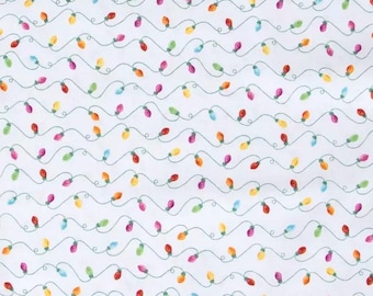 Christmas Lights Fabric from Brother Sister Design Studio ~ 100% quilter's cotton sewing/quilting