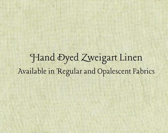 Moss Linen (LN-35) ~ Hand Dyed Zweigart Cross Stitch Fabric