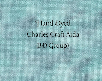 Turtle Bay Aida (CC-BDA-87-59-113-PT) ~ Hand Dyed Charles Craft Cross Stitch Fabric
