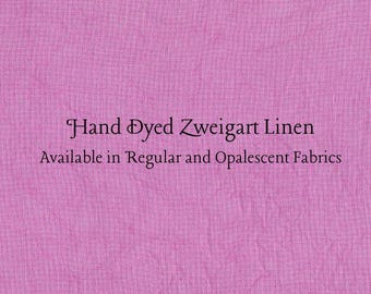 Berry-licious Linen (LN-50) ~ Hand Dyed Zweigart Cross Stitch Fabric