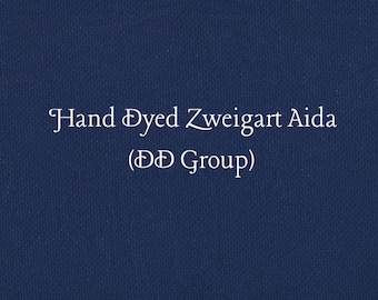 Midnight Aida (Z-DDA-116X) Hand Dyed Zweigart Cross Stitch Fabric