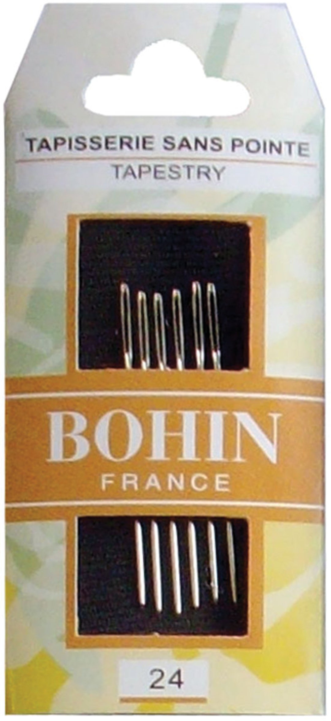 Bohin Tapestry Needles Sizes 18/20/22/24/26/28 Pack of 6 Blunt Point