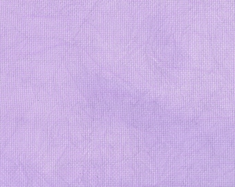 SHORT CUT - You're Turning Violet, Violet! (DD) Hand Dyed Zweigart Aida Cross Stitch Fabric from Vintage NeedleArts