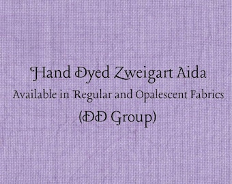Purple Passion Aida (Z-DDA-29) Hand Dyed Zweigart Cross Stitch Fabric
