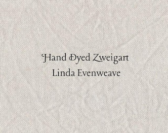Taupe Linda Evenweave (LND-57) Hand Dyed Zweigart Cross Stitch Fabric