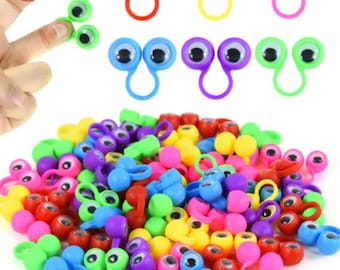 Eyeball Rings ~ eyeball ring for crocheted Frazzled Frizzles