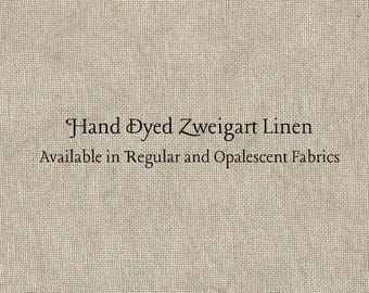 Driftwood Linen (LN-32) ~ Hand Dyed Zweigart Cross Stitch Fabric