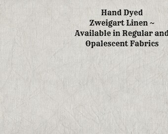 Taupe Linen (LN-57) ~ Hand Dyed Zweigart Cross Stitch Fabric from Vintage NeedleArts - available in regular and opalescent linen