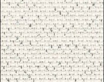 Zweigart Aida - Silver/White Metallic Cross Stitch Fabric - available in 14 and 18 count