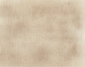 Toffee Hand-dyed Aida from Vintage NeedleArts cross stitch fabric cloth caramel tan brown beige