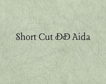 SHORT CUT - Sherwood Forest (DD) Hand Dyed Zweigart Aida Cross Stitch Fabric