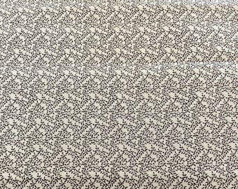 PER YARD ~ Keepsake Calico Brown Vines Quilter's Cotton ~ 100% cotton fabric Autumn leaves vines cocoa brown dark brown sold by the yard