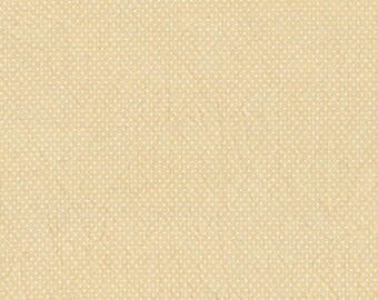 FAT QUARTER ~ Micro Dot Embossed Cotton (Butterscotch) ~ Hand Dyed Fabric from Vintage NeedleArts 18x22 inches