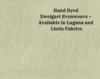 Milkweed Evenweave (LG/LND-68) Hand Dyed Zweigart Cross Stitch Fabric from Vintage NeedleArts ~ available in Lugana and Linda fabrics