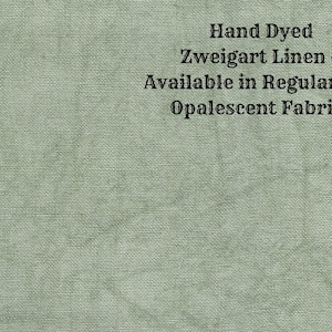 Sherwood Forest Linen (LN-24) ~ Hand Dyed Zweigart Cross Stitch Fabric from Vintage NeedleArts - available in regular and opalescent linen