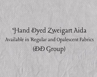 Tin Soldier Aida (Z-DDA-3) Hand Dyed Zweigart Cross Stitch Fabric