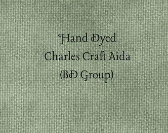 Sherwood Forest Aida (CC-BDA-24) ~ Hand Dyed Charles Craft Cross Stitch Fabric