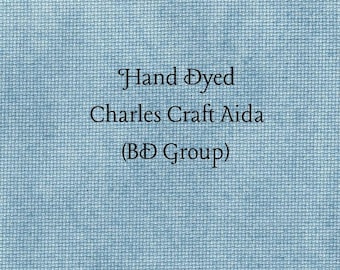 Summer Lake Aida (CC-BDA-39) ~ Hand Dyed Charles Craft Cross Stitch Fabric
