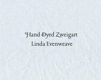 Sky Linda Evenweave (LND-62) Hand Dyed Zweigart Cross Stitch Fabric