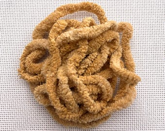 Butterscotch Petite Chenille Trim (PC-83) by Vintage NeedleArts ~ hand dyed 2 continuous yards