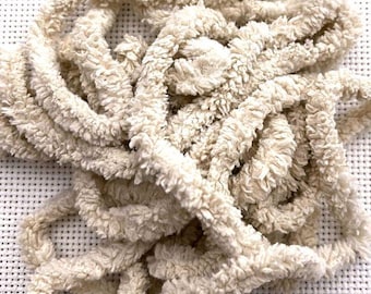 Oyster Beige Petite Chenille Trim (PC-14) by Vintage NeedleArts ~ hand dyed 2 continuous yards