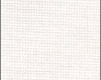 Zweigart Lugana/Linda Evenweave - White Cross Stitch Fabric - available in 20/25/28/32 Lugana and 27 count Linda